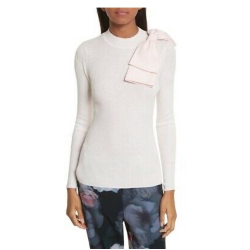 Ted Baker Skinny Rib Knit Sweater ♦️no bow